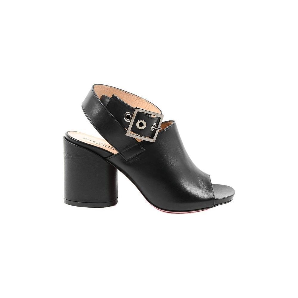 Dee Ocleppo Black Leather Sandal