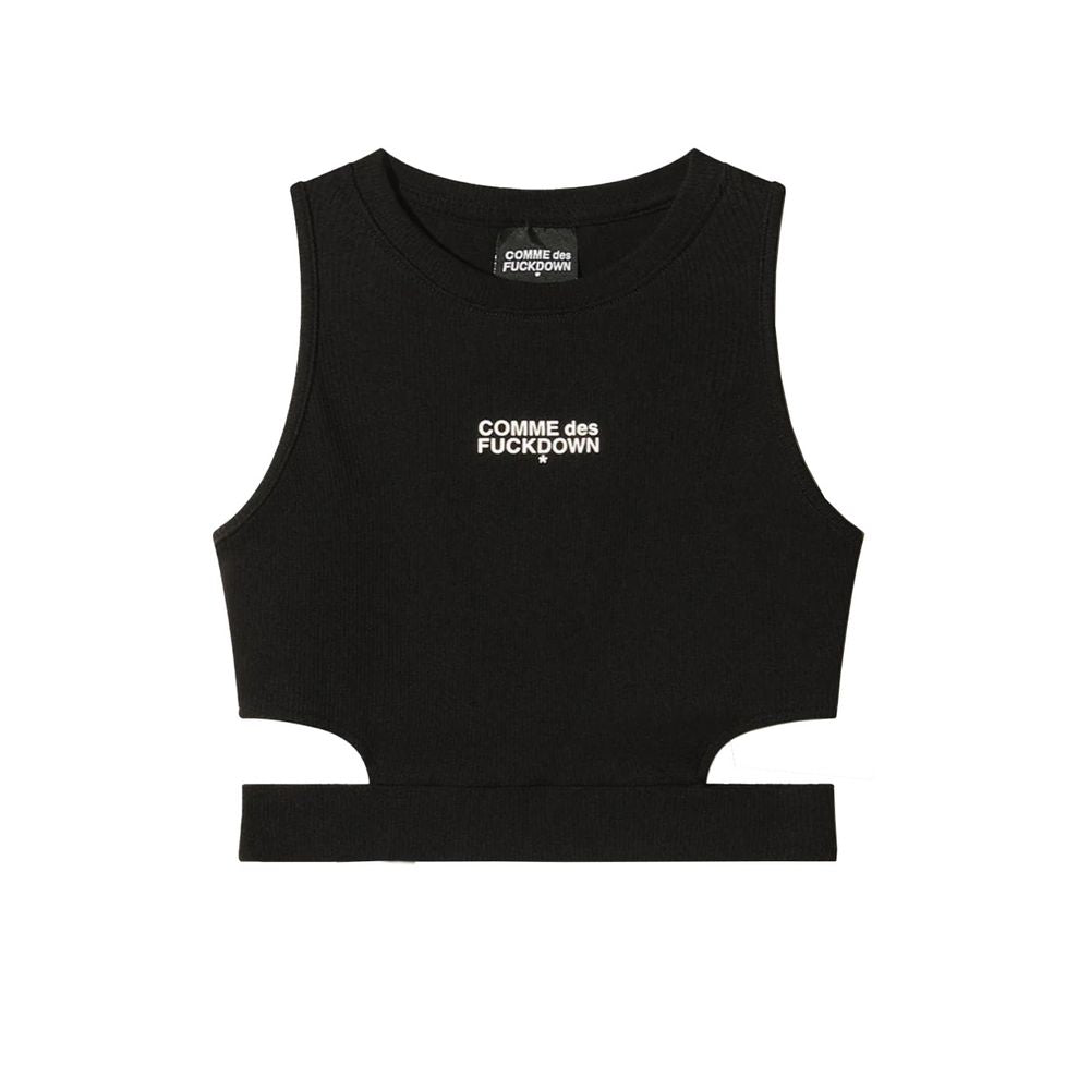 Comme Des Fuckdown Black Cotton T-Shirt