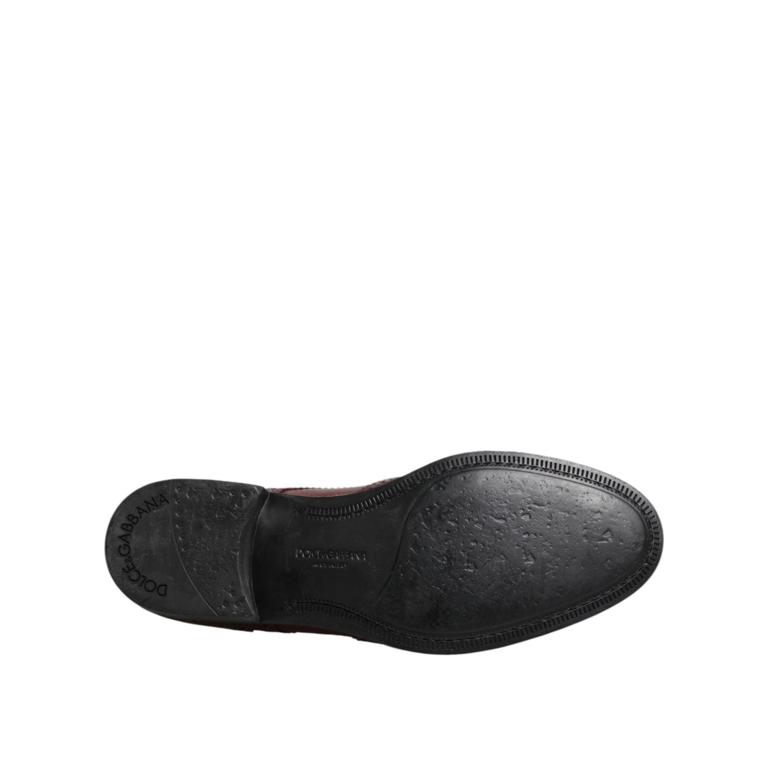 Dolce & Gabbana Brown Leather Lace Up Derby Dress Shoes