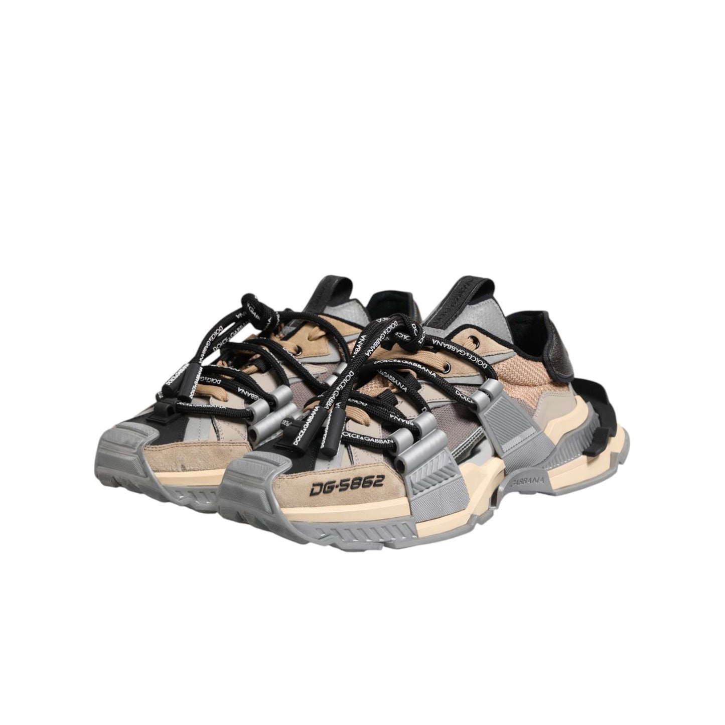 Dolce & Gabbana Multicolor Panelled Space Sneakers Shoes