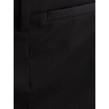 Dolce & Gabbana Black Wool Dress Pants