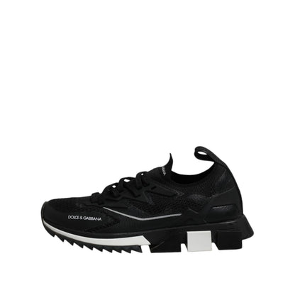Dolce & Gabbana Black SORRENTO Sport Stretch Sneakers Shoes