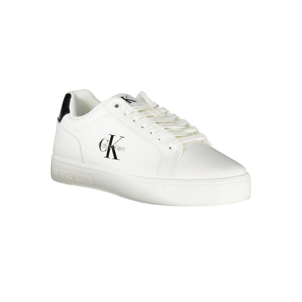 Calvin Klein White Polyester Sneaker