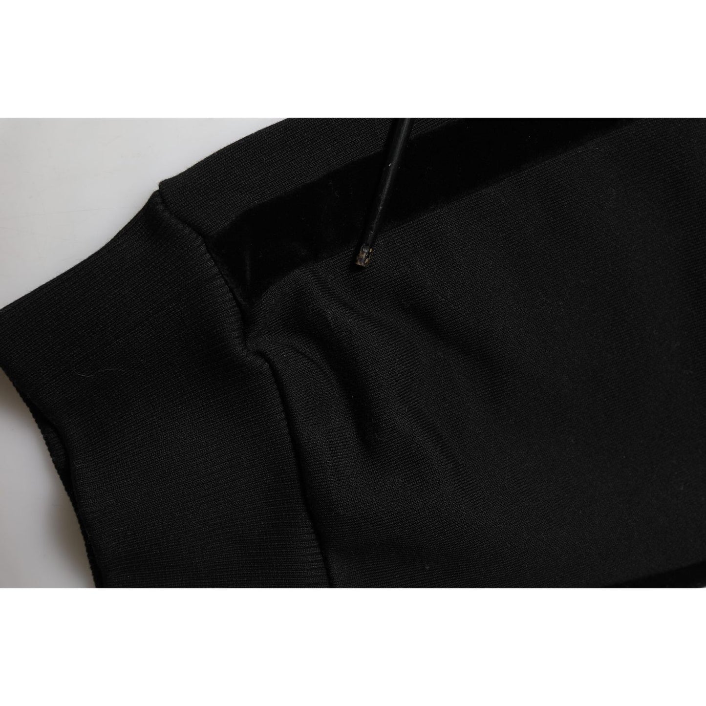 Dolce & Gabbana Black Cotton Men Jogger Sweatpants Pants