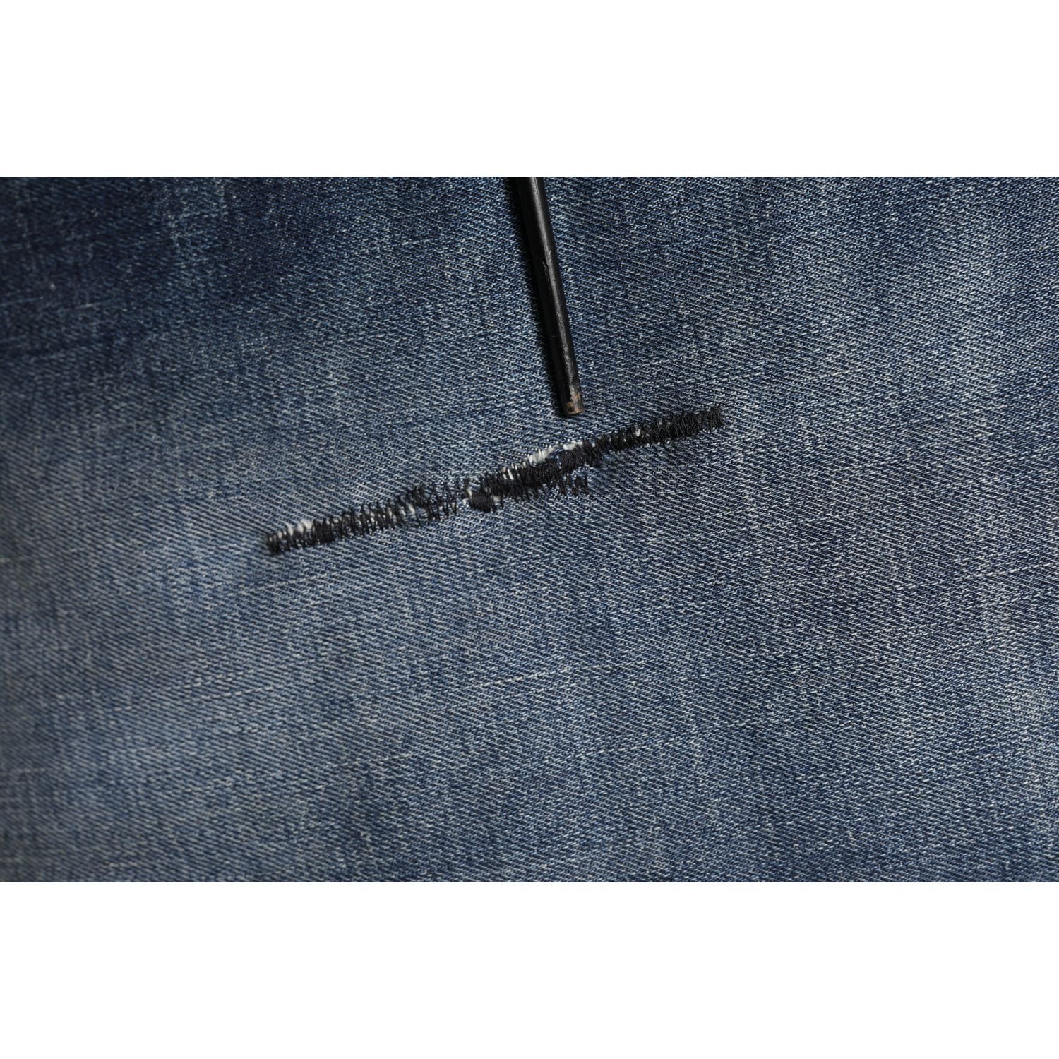 Dolce & Gabbana Blue Washed Skinny Logo Plaque Men Denim Jeans