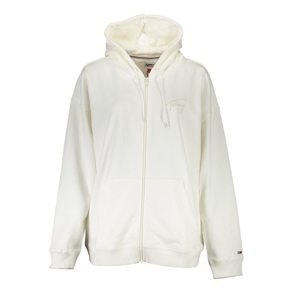 Tommy Hilfiger White Cotton Sweatshirt