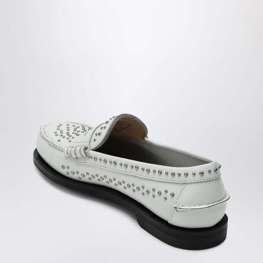 Sebago Classic Dan loafer white with studs 78118KWLE/Q_SEBAG-911_601