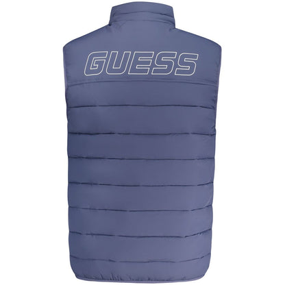 Guess Jeans Blue Spandex Men Jacket