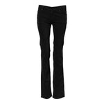 Ermanno Scervino Black Cotton Stretch Flared Bootcut Denim Jeans