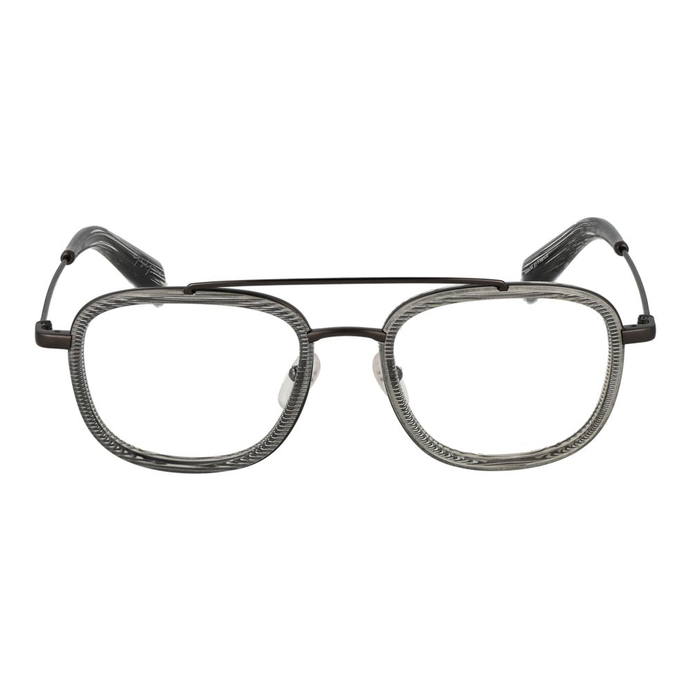 Yohji Yamamoto Gray Plastic Glasses (Frames)