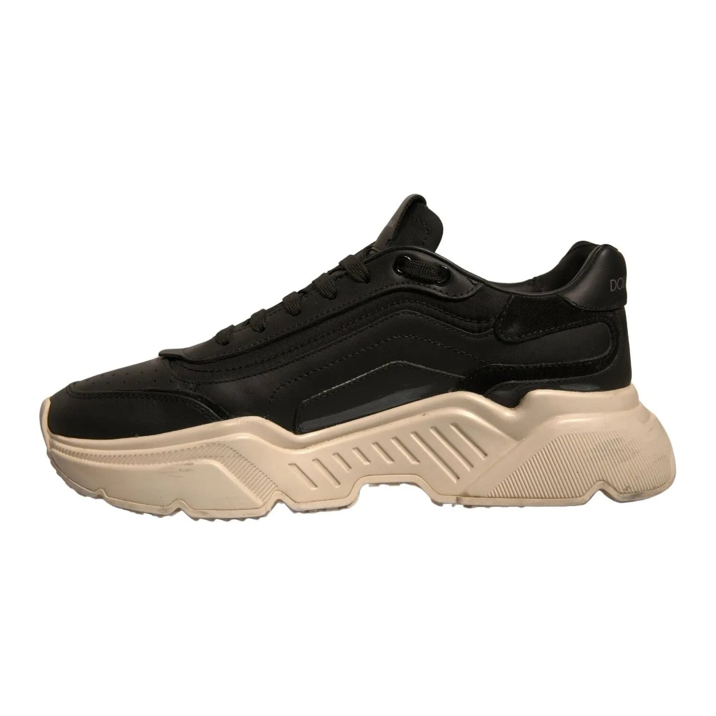 Dolce & Gabbana Black White Daymaster Low Top Sneaker Shoe MV6954#2-43.5