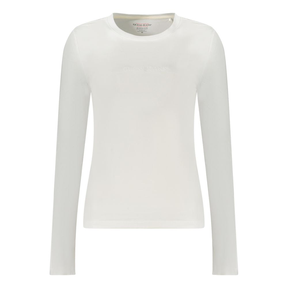 Guess Jeans White Cotton T-Shirt