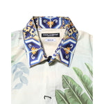 Dolce & Gabbana Multicolor Jungle Print GOLD Formal Shirt THS90419-40