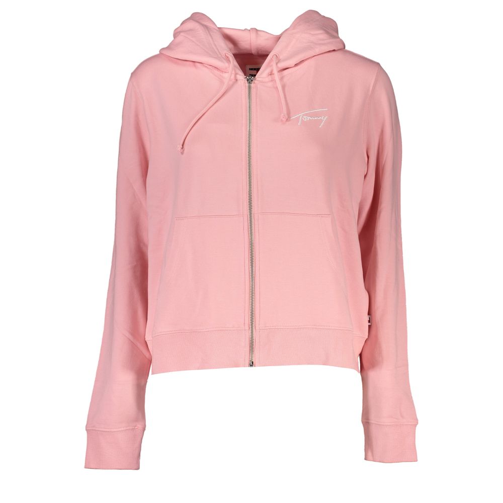 Tommy Hilfiger Pink Cotton Sweatshirt