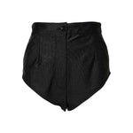 Dolce & Gabbana Black Viscose High Waisted Hot Pants Shorts