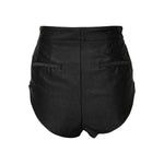 Dolce & Gabbana Black Viscose High Waisted Hot Pants Shorts