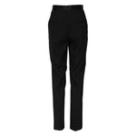 Dolce & Gabbana Black Wool Tapered High Waist Pants