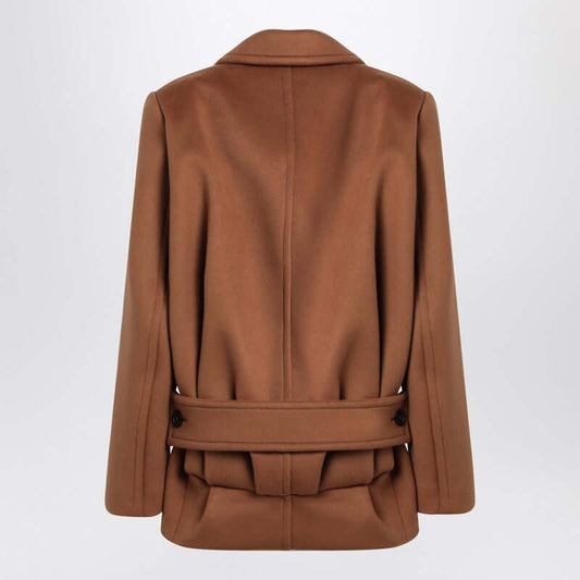 Saint Laurent Camel wool short coat