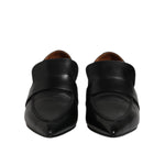 Marsell Black Soft Leather Loafer Pointed Toe Slip On Shoes