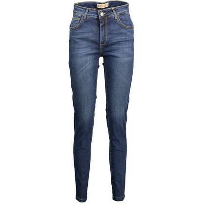 Kocca Blue Cotton Women Jean