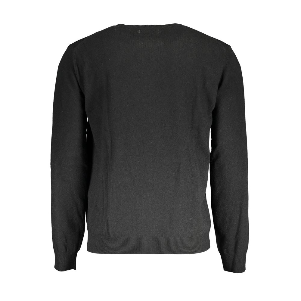 La Martina Black Polyamide Men's Sweater