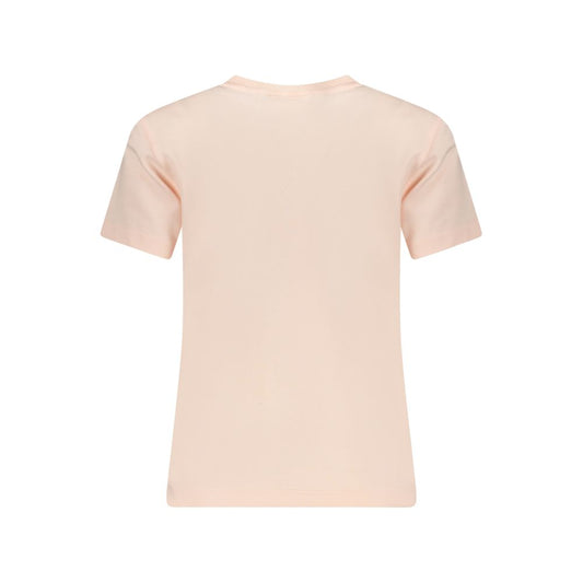 Calvin Klein Pink Cotton Tops & T-Shirt CA-39021-XS