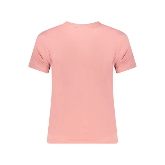 Guess Jeans Pink Cotton Tops & T-Shirt GU-39030-S
