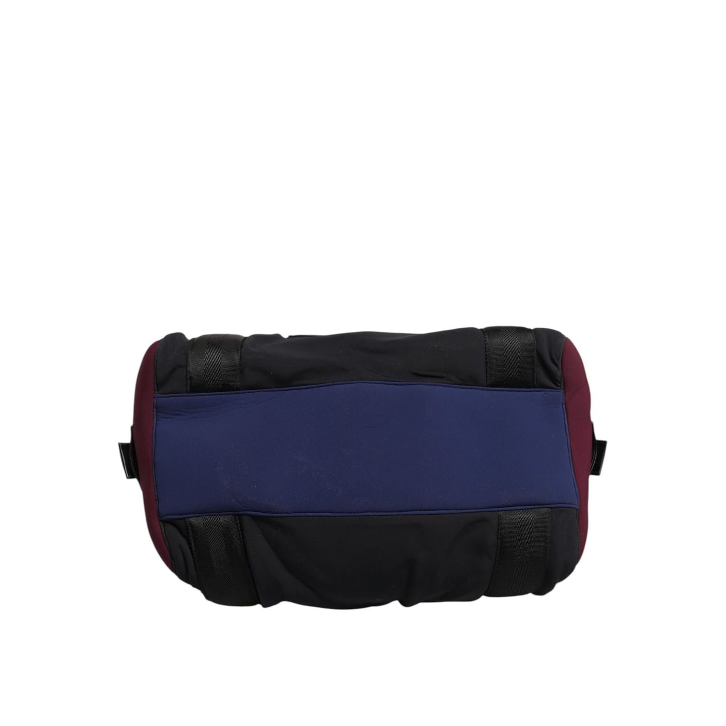 Dolce & Gabbana Black Maroon Hand Shoulder Duffel Travel Bag