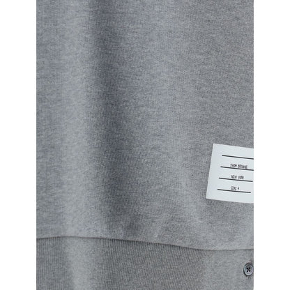 Thom Browne Gray Cotton Sweatshirt