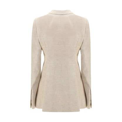Rick Owens Beige Cotton Blazer