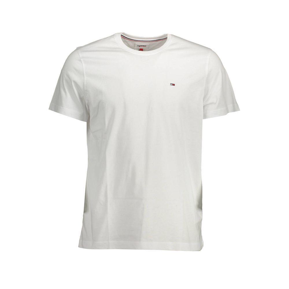 Tommy Hilfiger White Cotton T-Shirt TO-25257-XXL