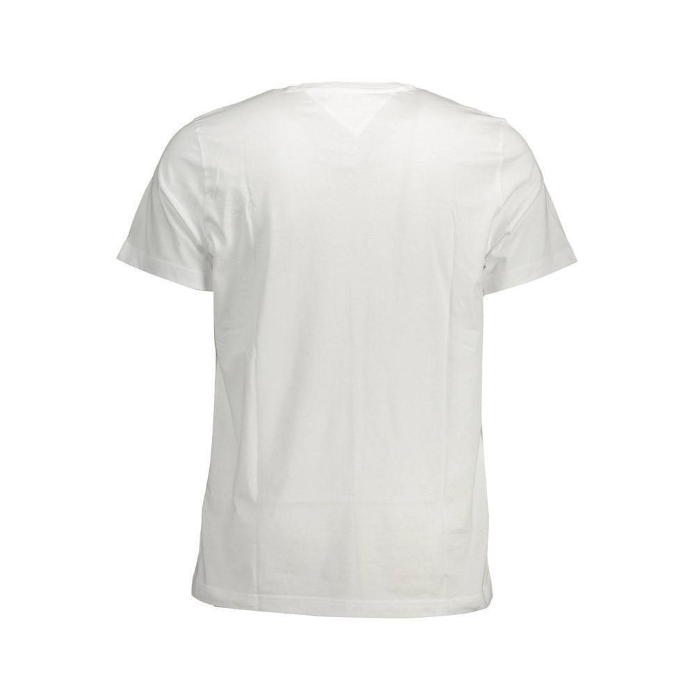 Tommy Hilfiger White Cotton T-Shirt TO-25257-XXL