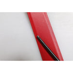 Dolce & Gabbana Red Calf Leather Embellished Metal Buckle Belt WMB522-75
