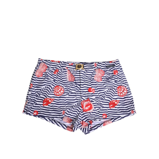 Dolce & Gabbana Multicolor Striped Beachwear Swim Trunk Swimwear