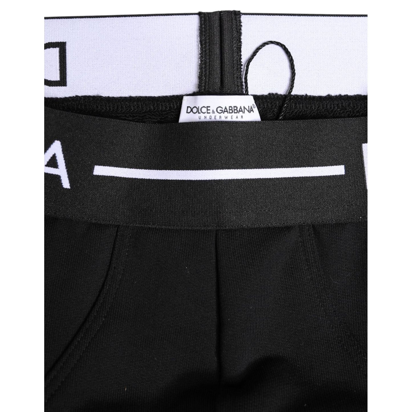 Dolce & Gabbana Black Cotton Stretch Regular Brief Underwear BIK1721-4