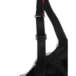 Dolce & Gabbana Black Red Polka Dot Underwired Balconette Underwear