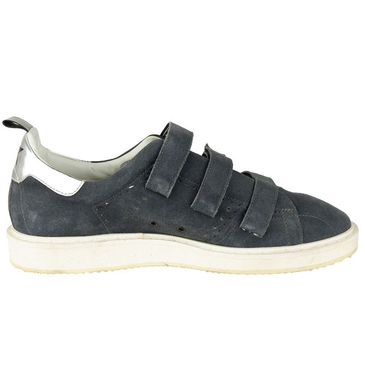 Golden Goose Grey Calfskin Men Sneaker