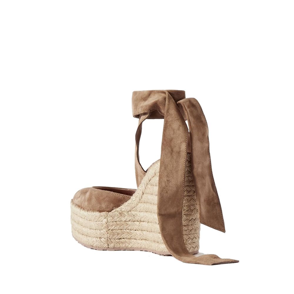 Gianvito Rossi Beige Calfskin Espadrilles
