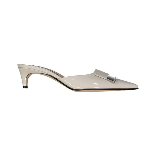 Sergio Rossi Leather Mules