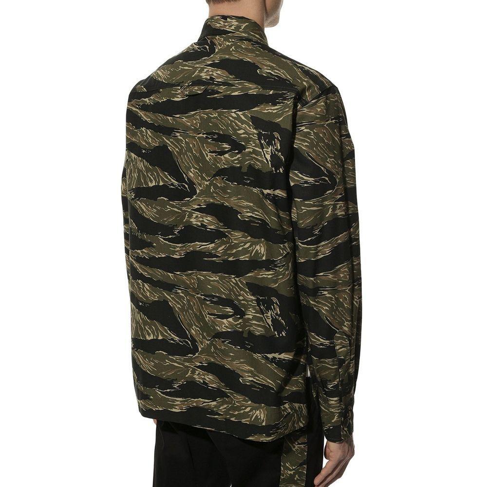 Dolce & Gabbana Camouflage Shirt DO-8735403311316-48 | M