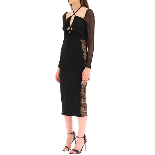 Self-Portrait Lace Trim Dress SE-8736579125460-40