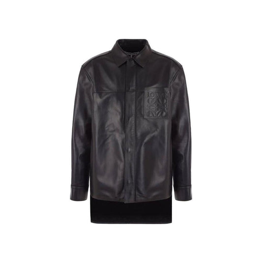 Loewe Leather Jacket LO-8735509905620-IT52 | XL