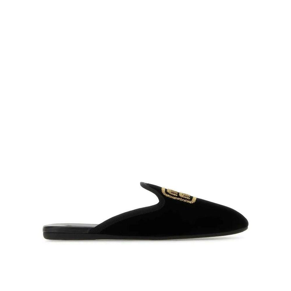 Miu Miu Logo Embroidered Slip-On Mules MI-8735527436500-EU35/US5