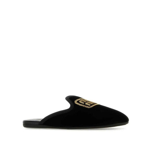 Miu Miu Logo Embroidered Slip-On Mules MI-8735527436500-EU35/US5