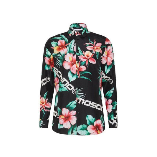 Moschino Couture Silk Printed Shirt MO-8735533170900-39