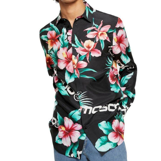Moschino Couture Silk Printed Shirt MO-8735533170900-39