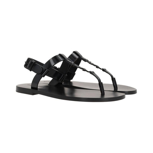 Saint Laurent Cassandre 05 Flat Sandals