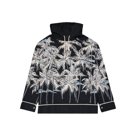 Palm Angels Hooded Printed Shirt