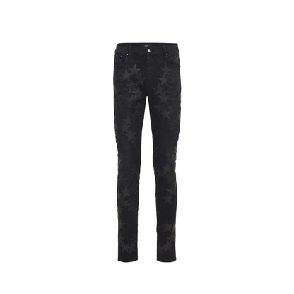 Amiri Gray Cotton Skinny Jeans
