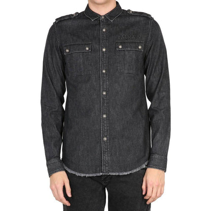 Balmain Cotton Denim Shirt